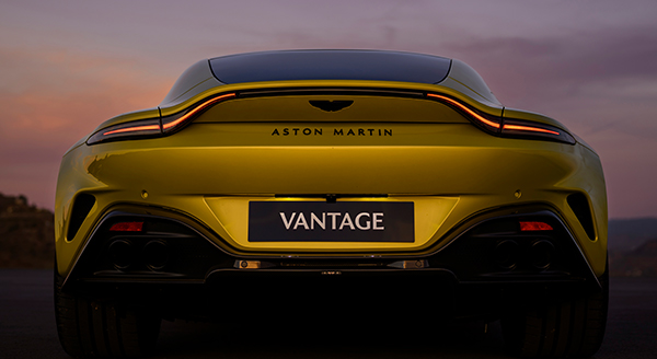 Aston Martin Vantage rear view